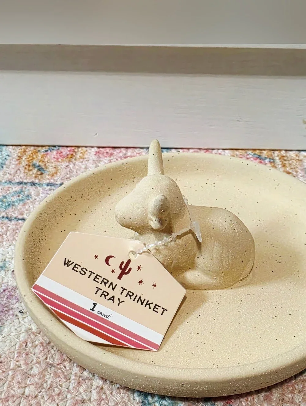 Target Bullseye Playground 2026 Western Trinket Tray - Cow